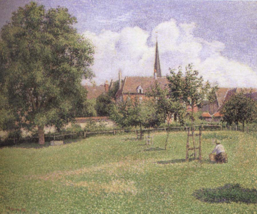 The House of the Deaf Woman and the Belfry at Eragny